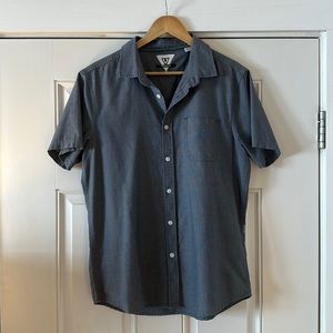Vissla Short Sleeve Button Down Medium